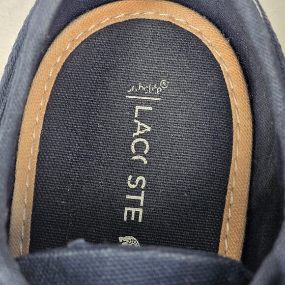LACOSTE SIDELINE 319 SNEAKERS – NAVY – GUM SOLE – WOMEN’S US 7 – 2019 RELEASE - Picture 6 of 11